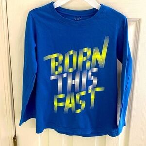 Ike new long sleeve Carter’s tee for boys size 8